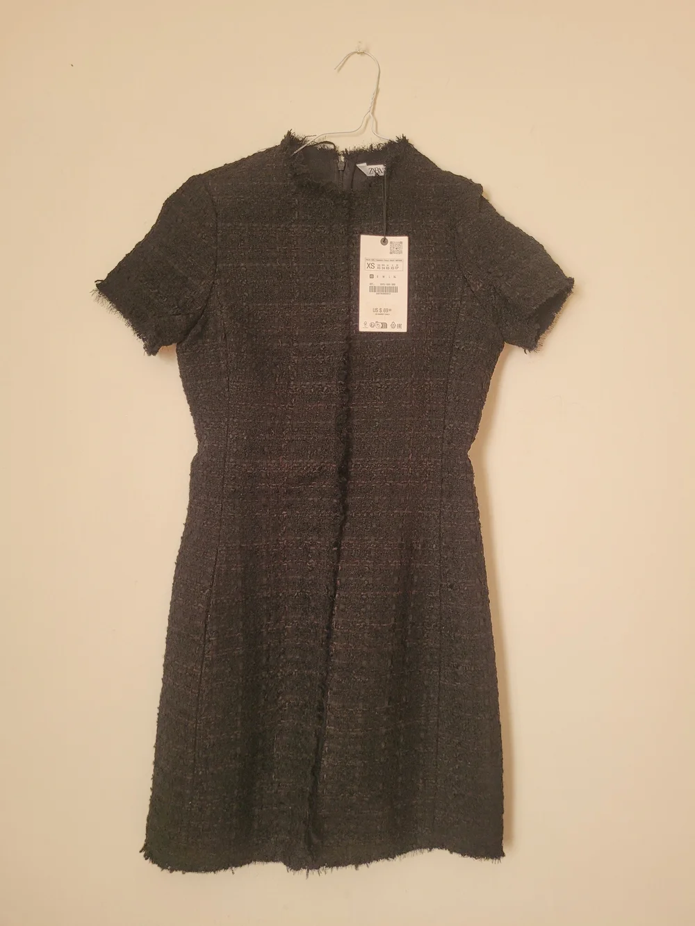 Zara ZW Collection Short Textured Dress